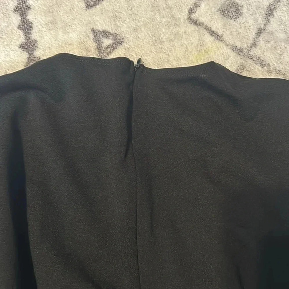 MIDI Style Evening Dress, V Neck Bishop Sleeves Size Small NWOT - Picture 7 of 10